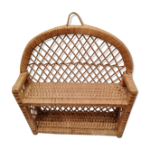 Rattan wall floor