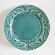 Plat en faïence Royal Boch vert 31 cm