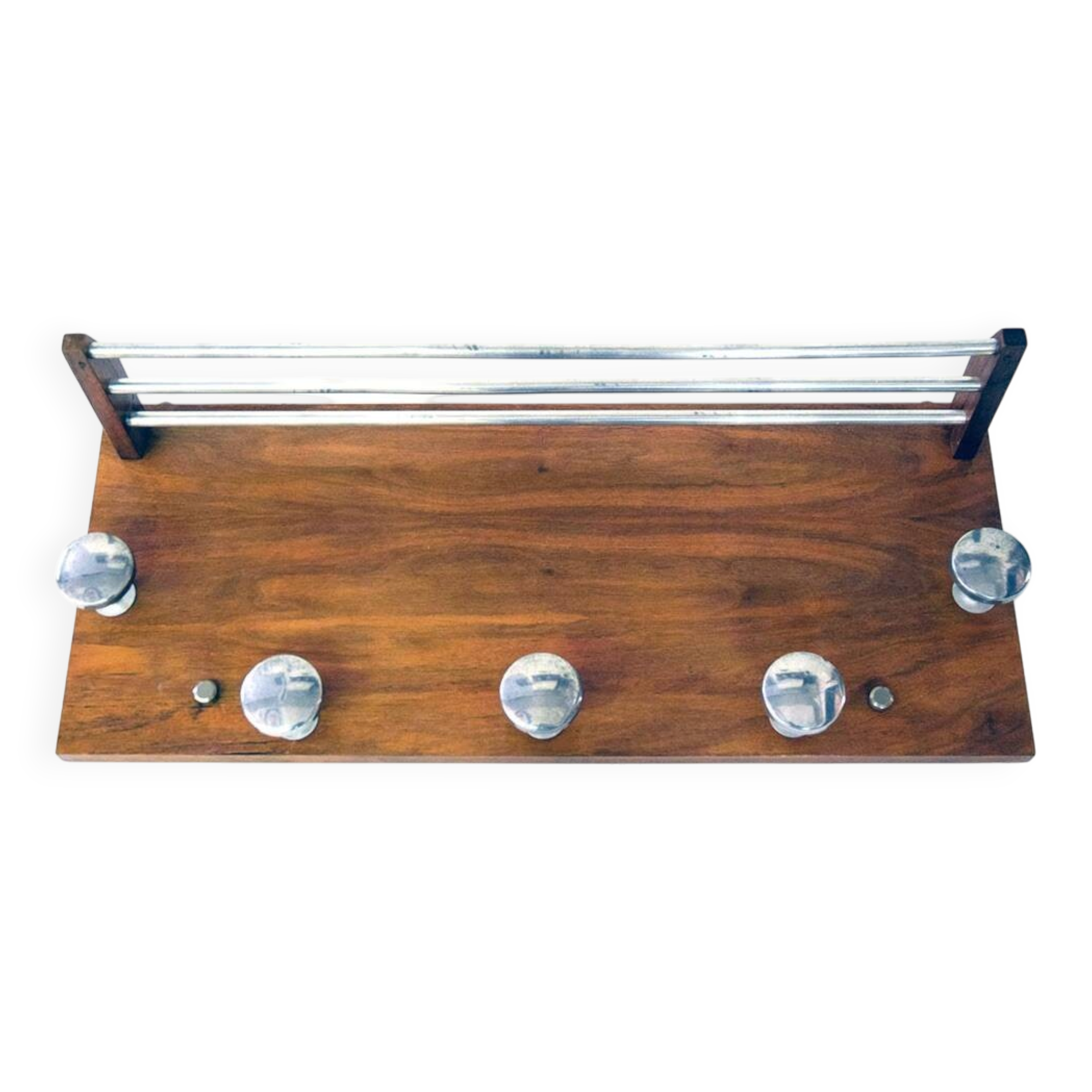 Wall Coat/hat Rack In Bauahus Style, 1950s