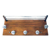 Wall Coat/hat Rack In Bauahus Style, 1950s