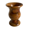 Vase médicis en bois d'olivier