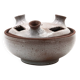 Vase pique fleurs en grès Pierlot, années 60