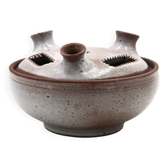 Pierlot stoneware flower vase, 1960s