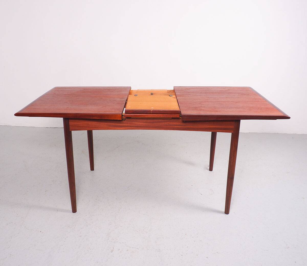 Vintage Teak Extendable Dining Table, 1960s