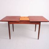 Vintage Teak Extendable Dining Table, 1960s