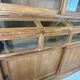 Large antique display cabinet made of solid wood – Late 19th century