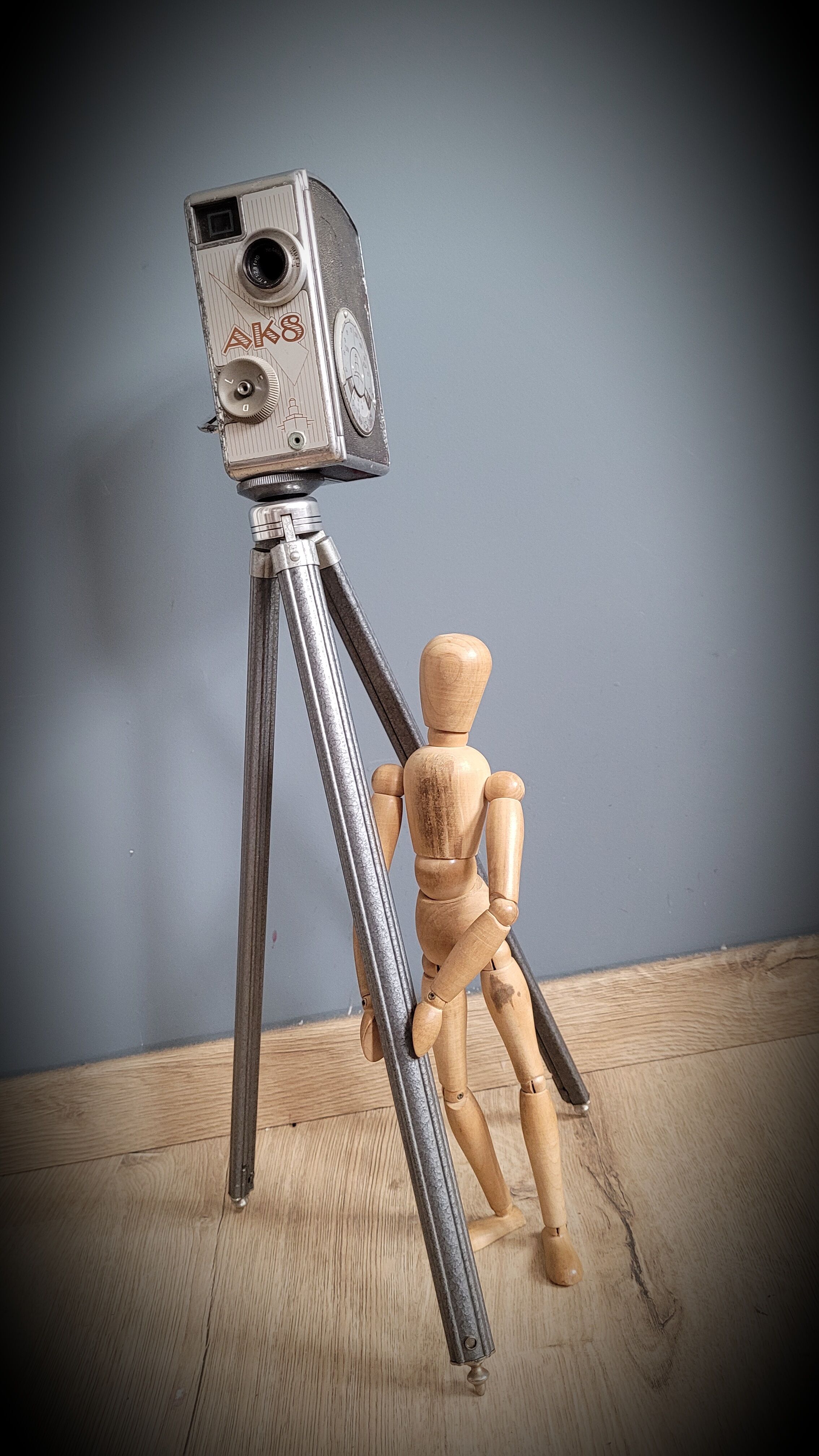 AK8 camera on tripod