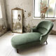 Meridian Napoleon III green velvet