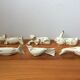 Lot de 6 porte couteaux animaliers en porcelaine de Limoges