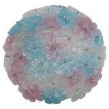 Lustre multicolore Murano Fleur par Seguso pour Venini, Italie, années 1960.