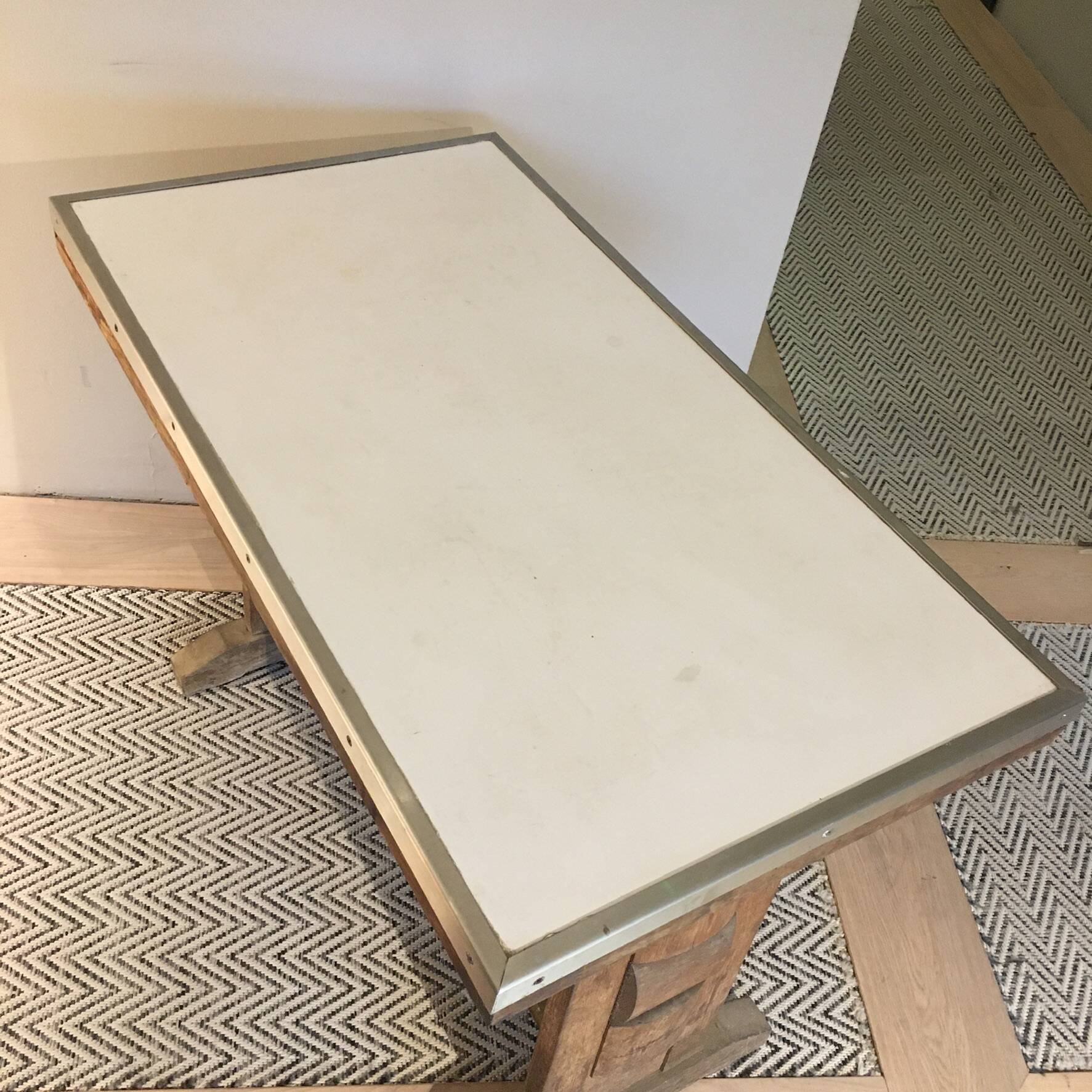 Wood and Formica bistro table