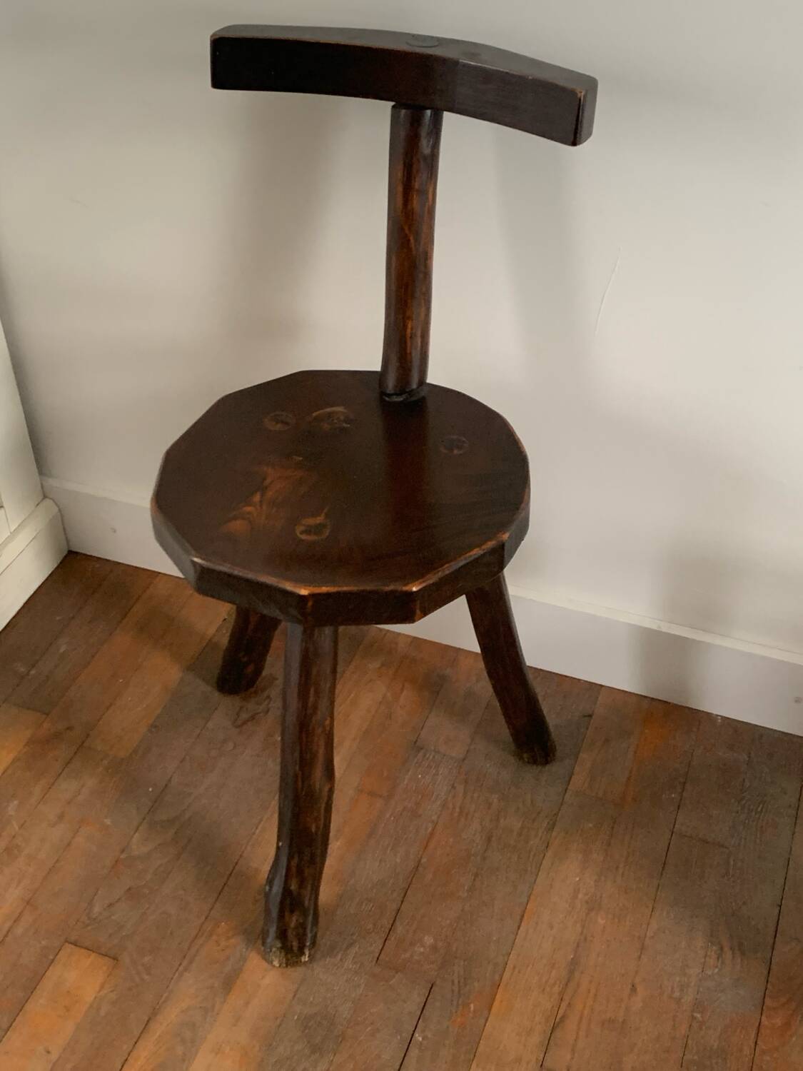 Brutalist T chair from the 1950s