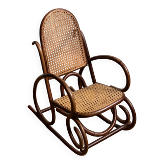 Rocking-chair enfant bois courbé