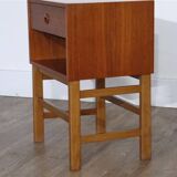 Paire de chevets vintage scandinave en teck 1960