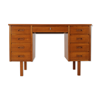 Bureau en teck, années 1960