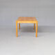 Oak veneer dining table 70s
