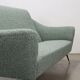 Canapé vintage des années 1950-60 avec revêtement en tissu d’origine, Italie