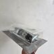 Stainless steel and glass wall lamp