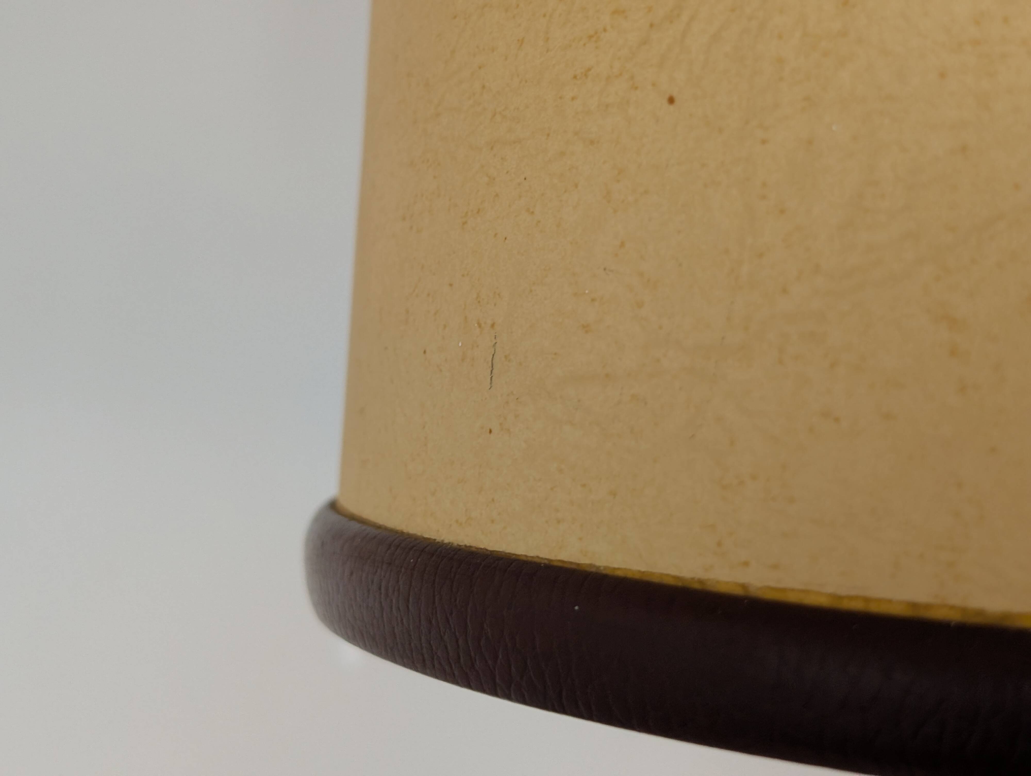 Le Tanneur leather lamp