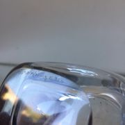 Pair of Strombergshyttan crystal  ases