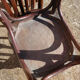Set of 4 bistro chairs in curved wood Thonet