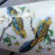 Vase parrots Gien