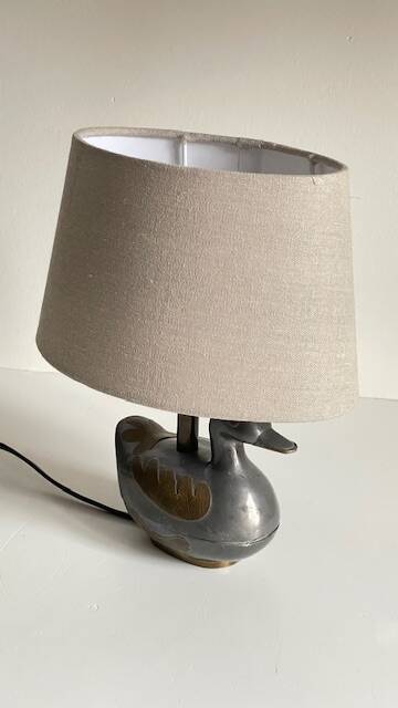 Vintage duck lamp