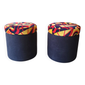 2 poufs Art déco