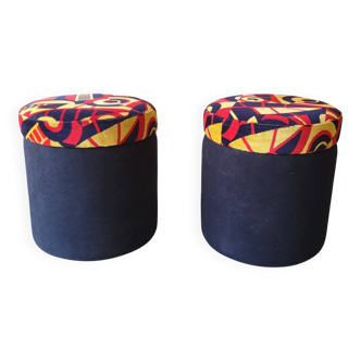 Art Deco pouf (*2)