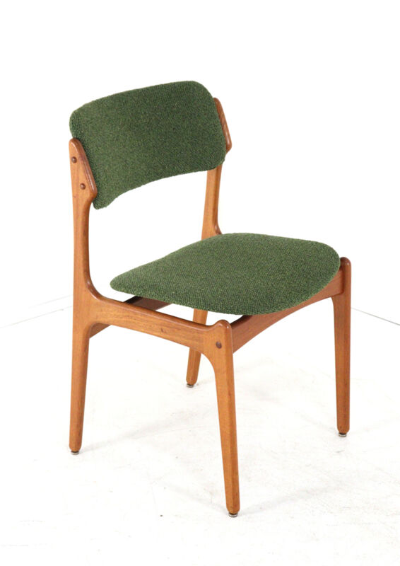 Set of 4 Erik Buch chairs for O.D. Møbler model 49 'Bur'