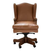 Leather Office Chair from Fior, 1980s