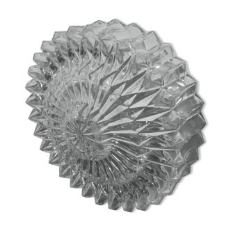 Molded glass ceiling lamp
