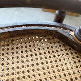 Série 4 chaises bistrot cannage Fischel n019