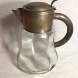 Ancienne carafe verseuse en verre