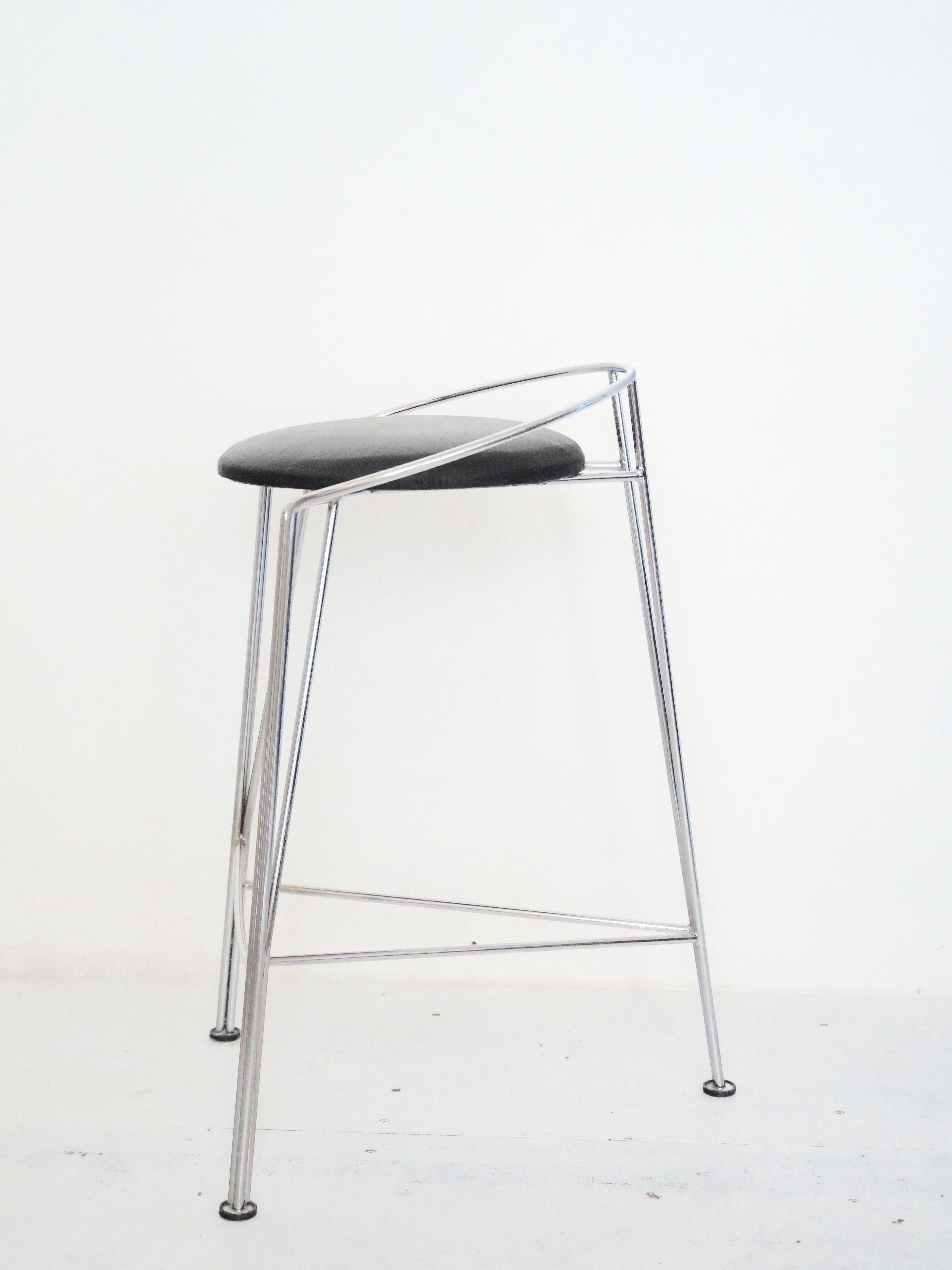 Bar stool "Silver Moon" by Pascal Mourgue