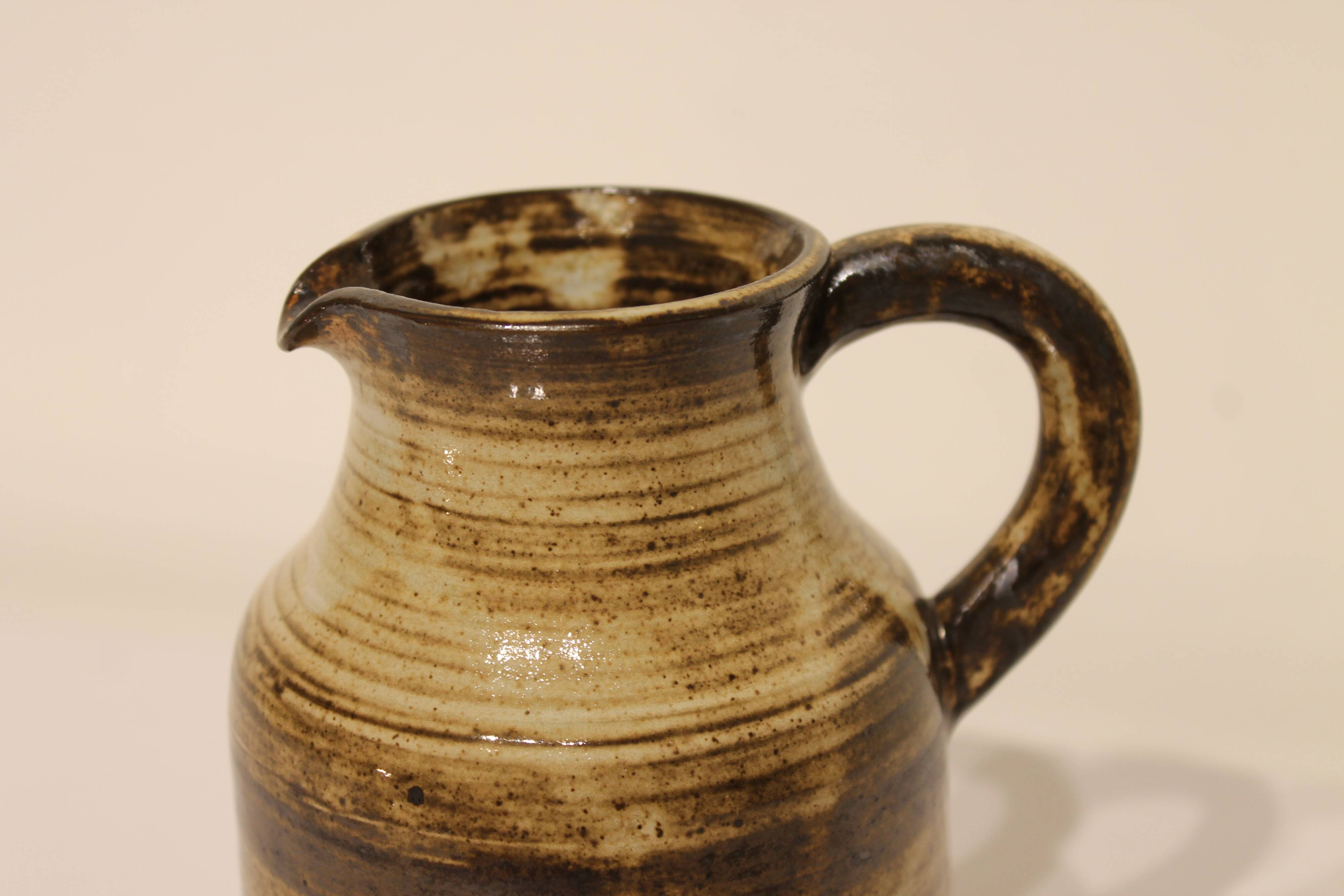 Vintage Jacques Pouchain pitcher
