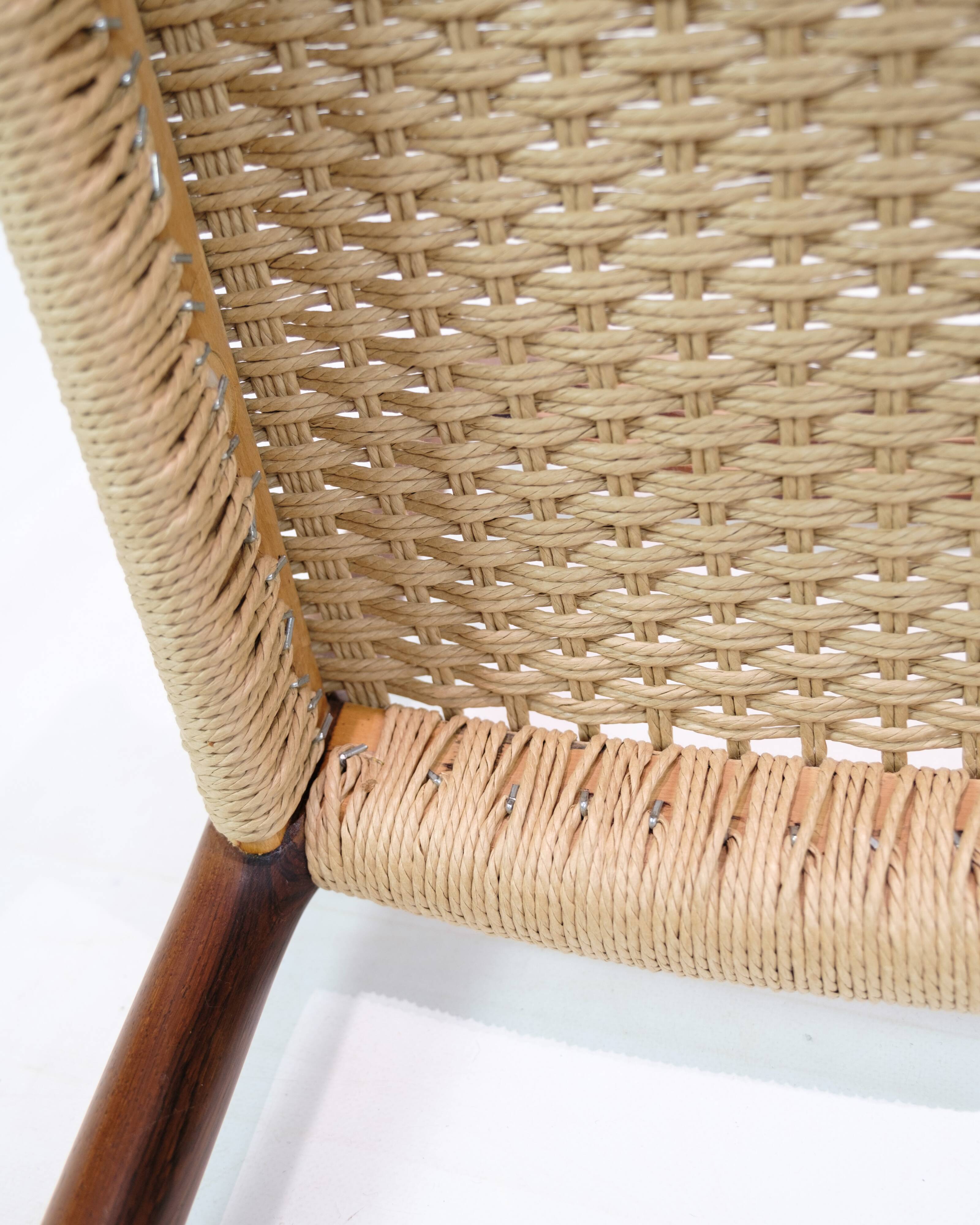 Set Of 6 Dining Chairs Model 78 Made In Rosewood By N. O Møller From 1950s