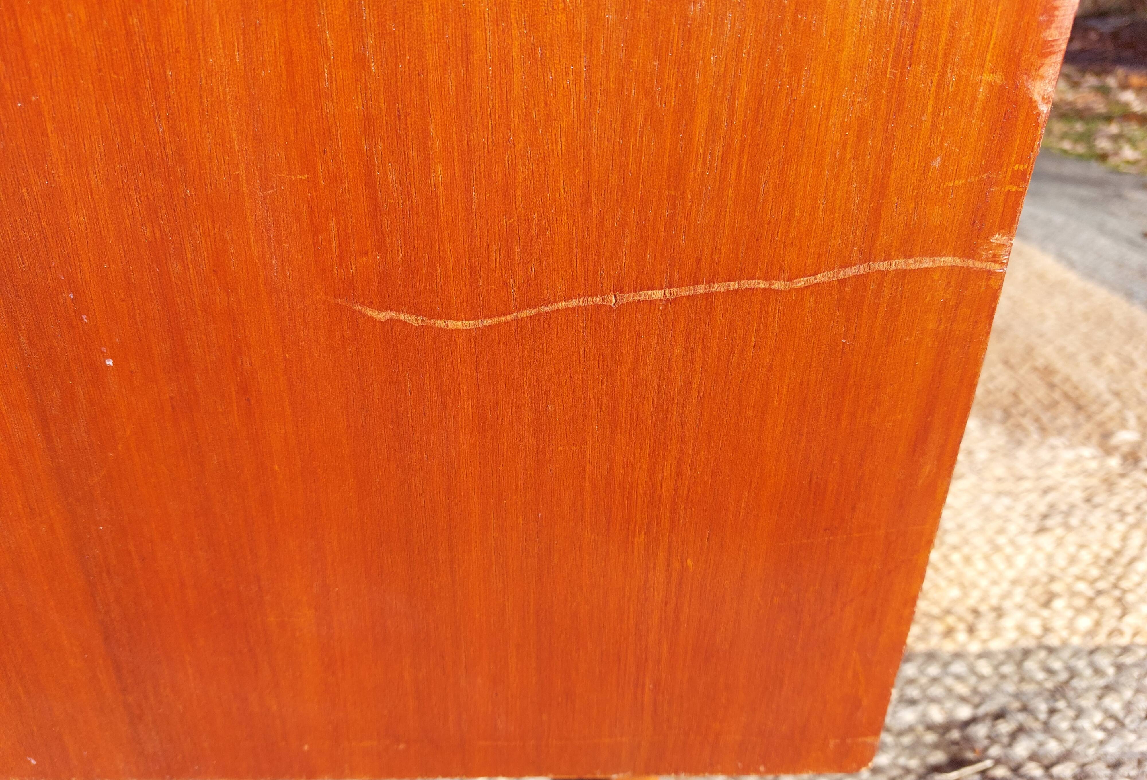 Vintage chest of drawers with tapered legs