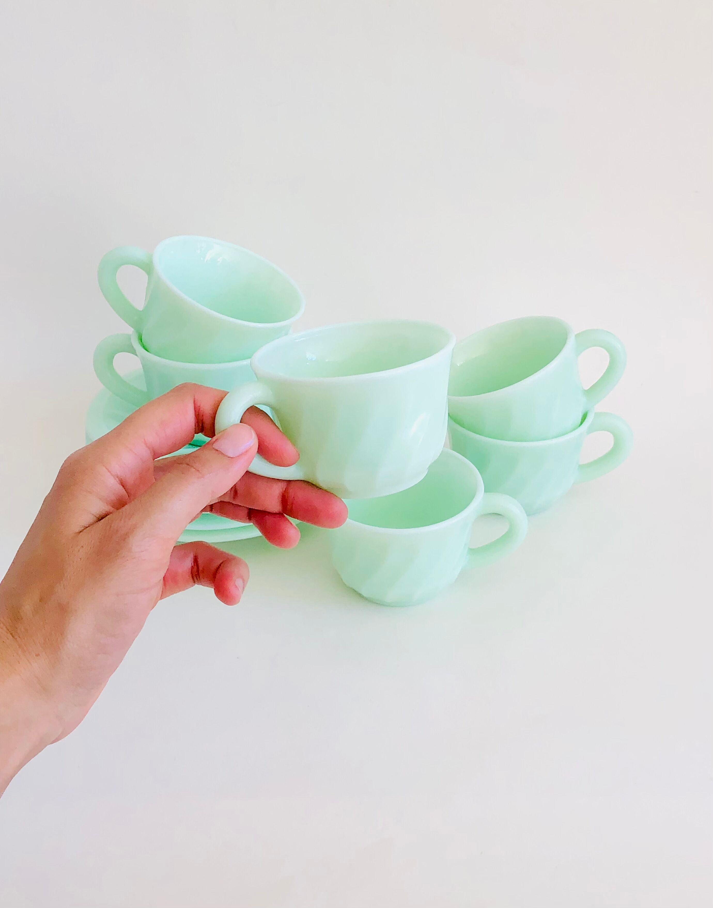 Vintage Arcopal cups