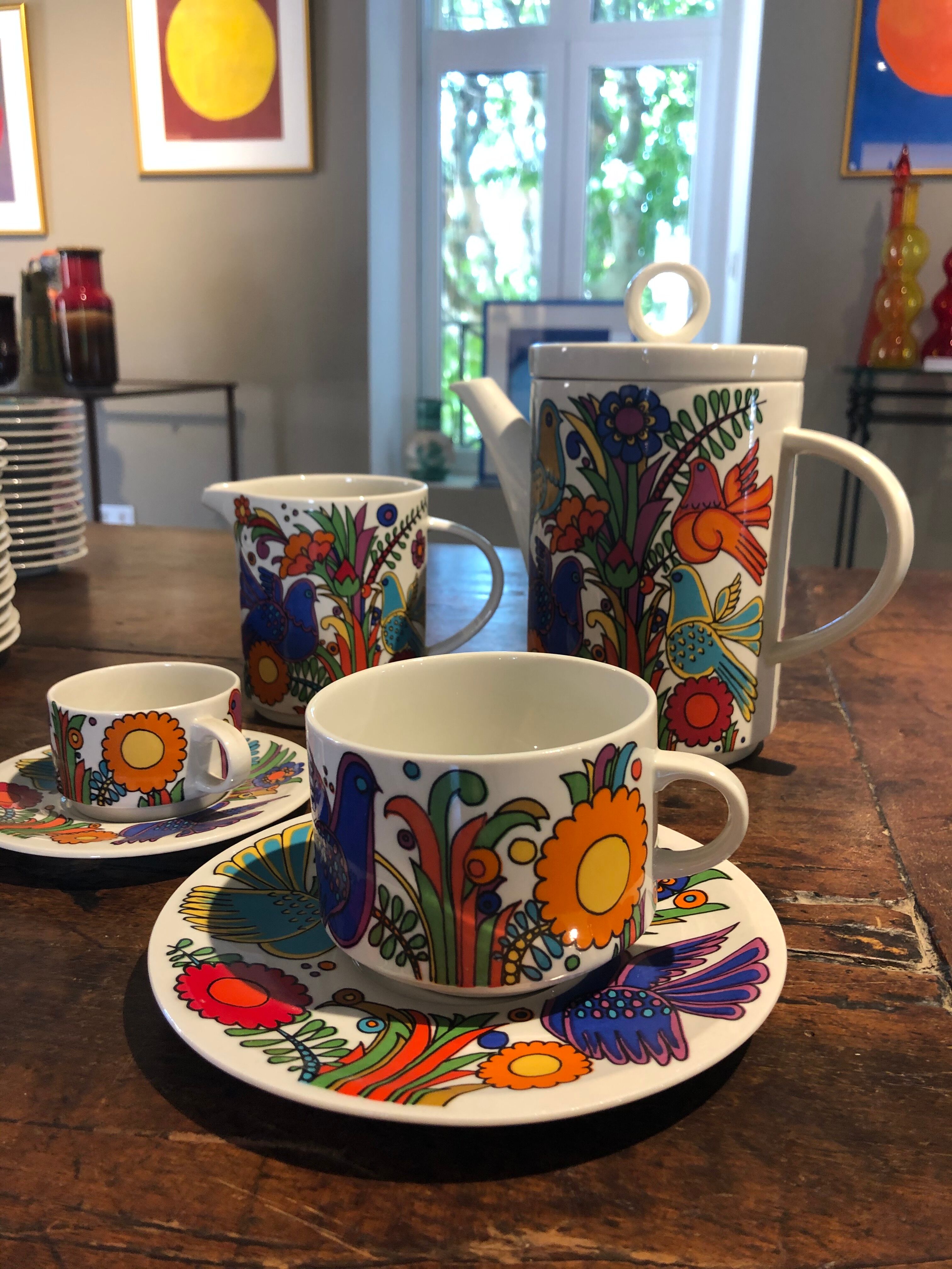 Coffee/tea service in porcelain, Acapulco, Villeroy - Boch