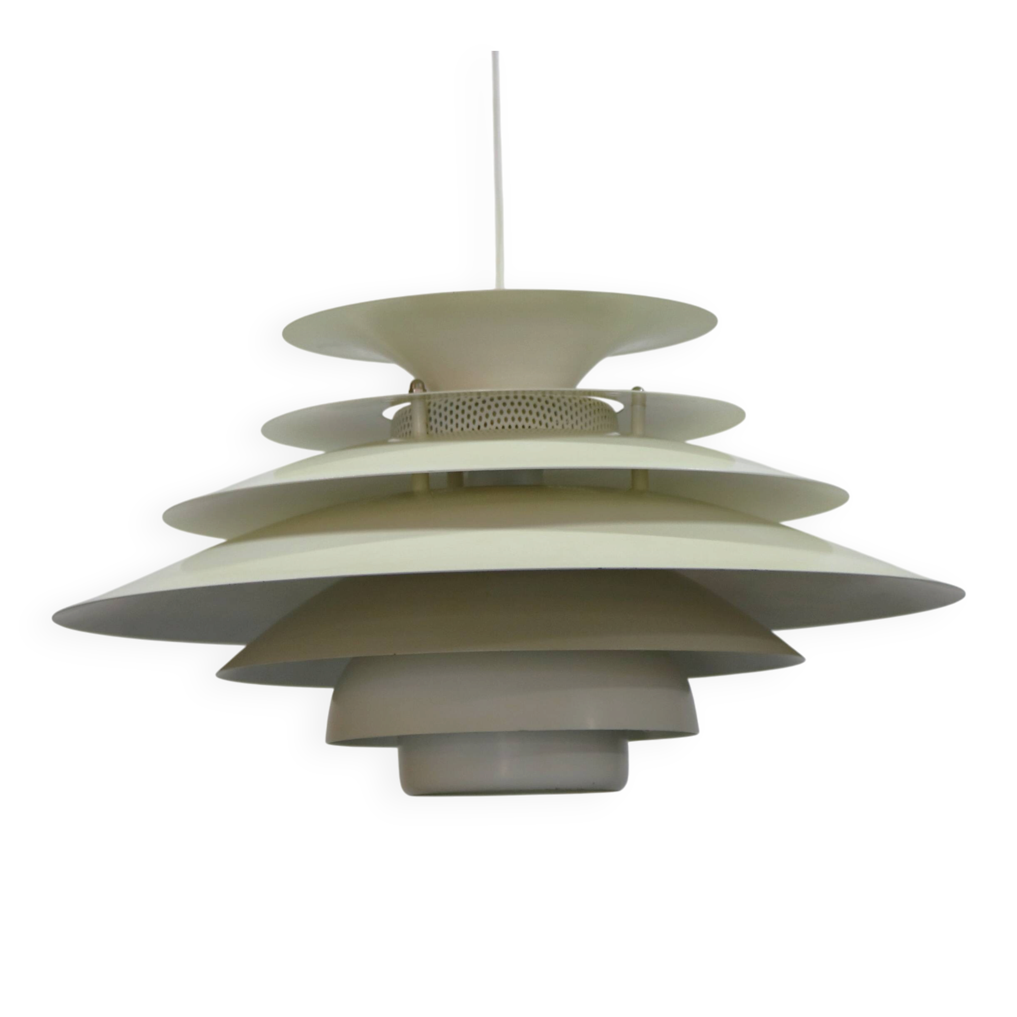 White/Beige  Jeka Danish Pendant Lamp - Mid-Century Modern Lighting