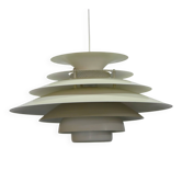 Suspension Jeka danoise blanche/beige - Éclairage moderne du milieu du siècle