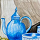 Dessin aquarelle nature morte