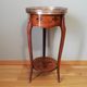 Pedestal table or harness in rosewood marquetry Louis XV style