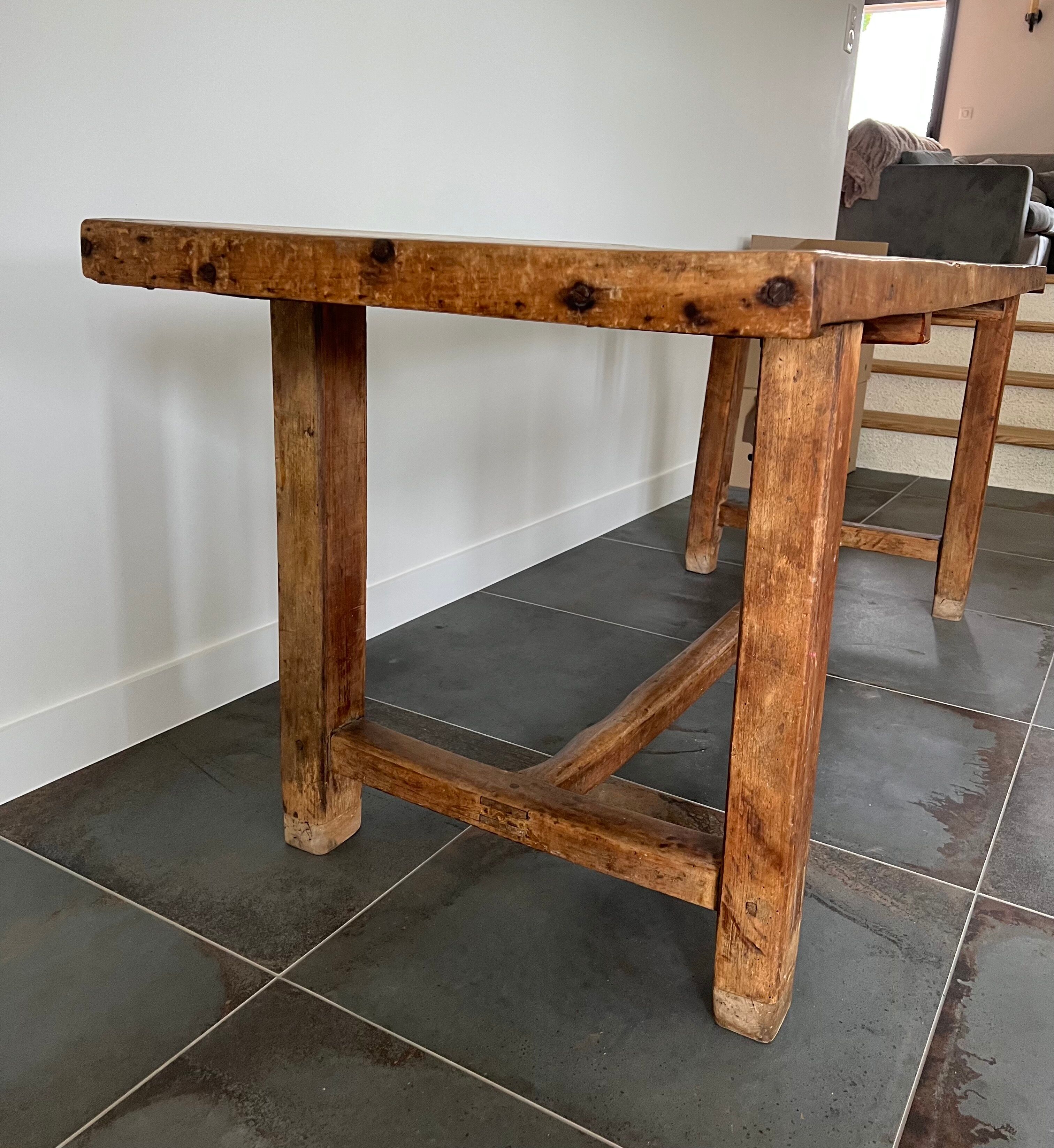 Vintage farm table