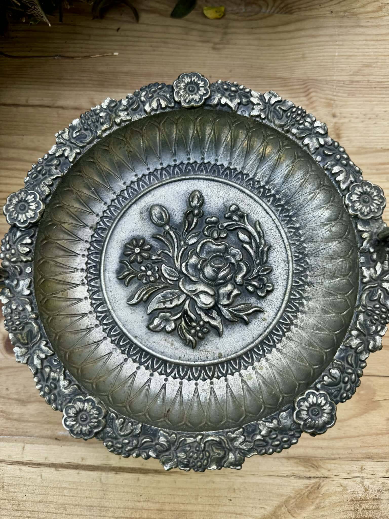 Silver centrepiece from the Art Nouveau period.