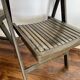 Lot de 2 chaises pliantes anciennes