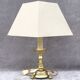 Lampe de bureau en laiton antique design milieu du siècle, accroche-regard, cadeau
