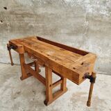 Workbench side table bathroom furniture beech