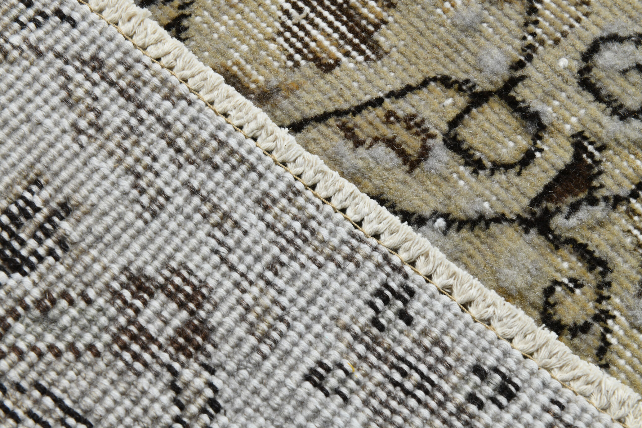 7x9 old antique anatolian turkish rug 289x206cm